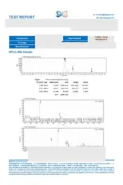CJC 5mg + IPA 5mg 10 mg third-party test report: first page, low-resolution preview