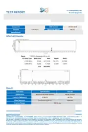Epithalon 50 mg third-party test report: first page, low-resolution preview