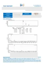 Tesamorelin 10mg + Ipamorelin 10mg 20 mg third-party test report: first page, low-resolution preview